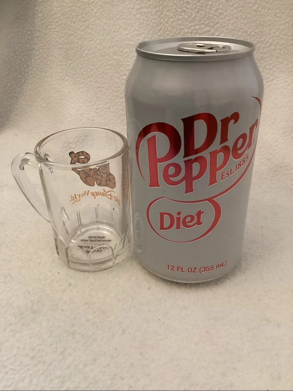 Disney~ Tigger Shot Glass ~ 3” Mini Mug Walt Disney World